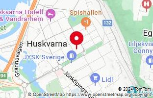 Map of Huskvarna,Sweden